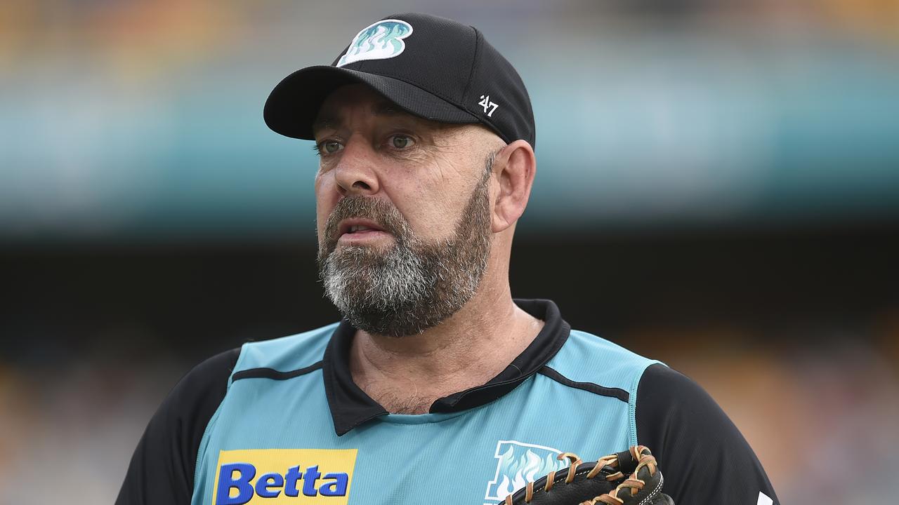 Darren Lehmann has signed a one-year extension at the Brisbane Heat. Picture: Albert Perez/Getty Images