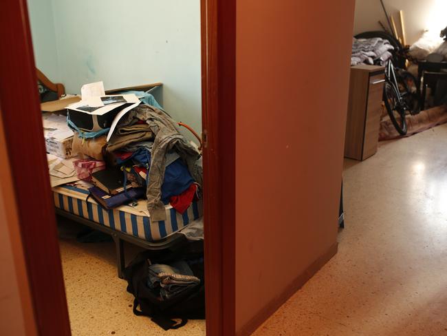 Personal belongings lie on top of a bed after a police raid on the house of the Oukabir family where Driss Oukabir and Moussa Oukabir, two possible suspects lived in Ripoll. Picture: AP