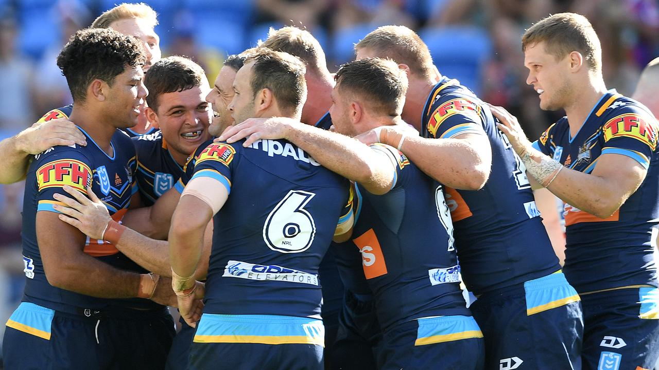 The Titans notched up their second win of 2019 with a demolition job on the Knights.