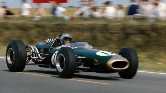 The master of going faster - Sir Jack Brabham during the 1966 French Grand Prix. (Photo by Klemantaski Collection/Getty Images)