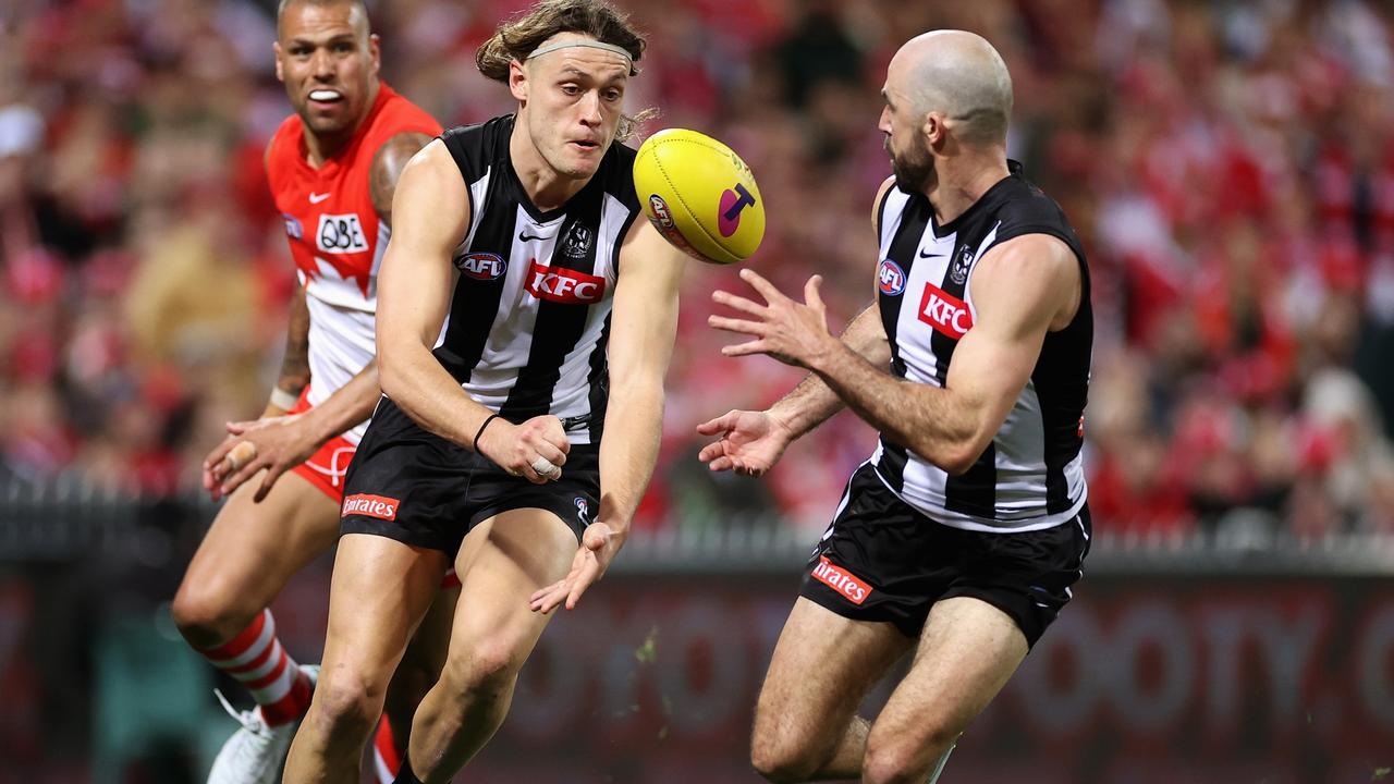 Should Darcy Moore be Collingwood’s next captain? Picture: Getty Images