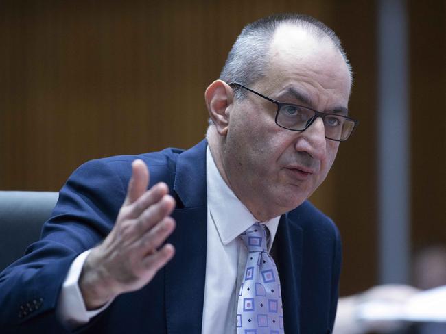 Home Affairs secretary Mike Pezzullo warned deradicalisation was ‘very complex psychology’. Picture: NCA NewsWire / Gary Ramage