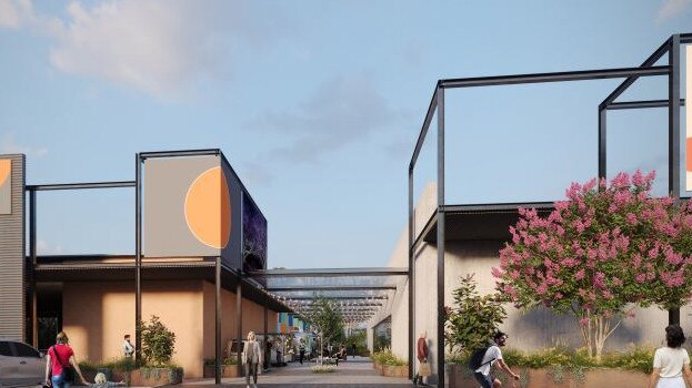 Artist impression of the centre’s entrance.