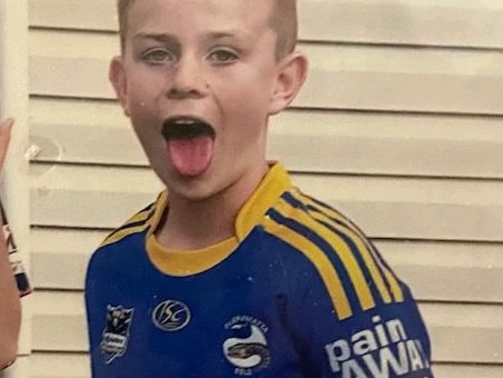Lachlan Galvin grew up supporting the Eels. Picture: Supplied.