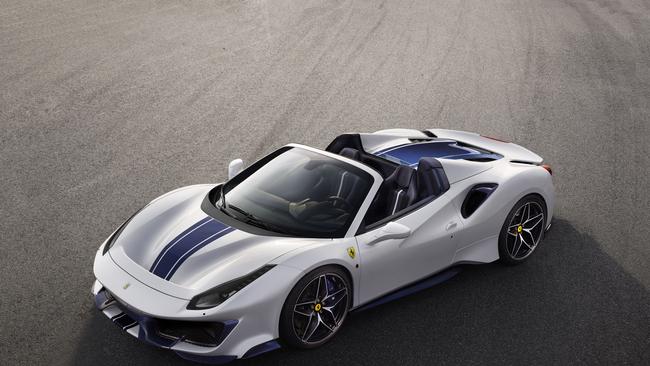 The Ferrari 488 Pista Spider had its Australian unveiling at the new Gold Coast Ferrari dealership. Photo: Supplied