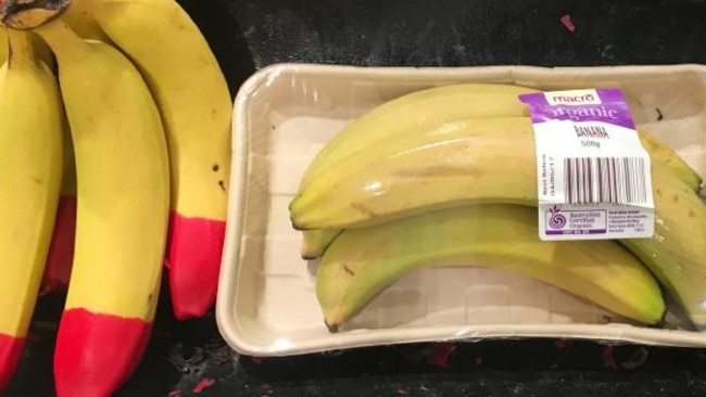 Some commenters suggested that bananas don’t need packaging. Picture: Supplied