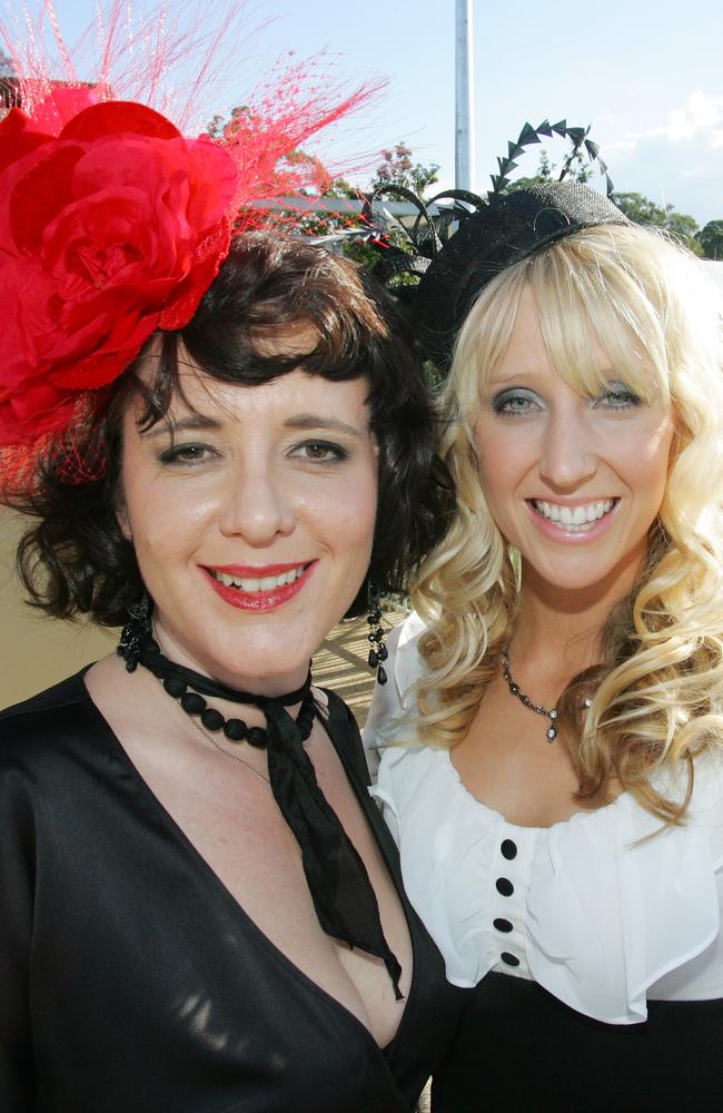 Pieta Harris and Christl McIlvride in 2009. Picture: Brett Wortman