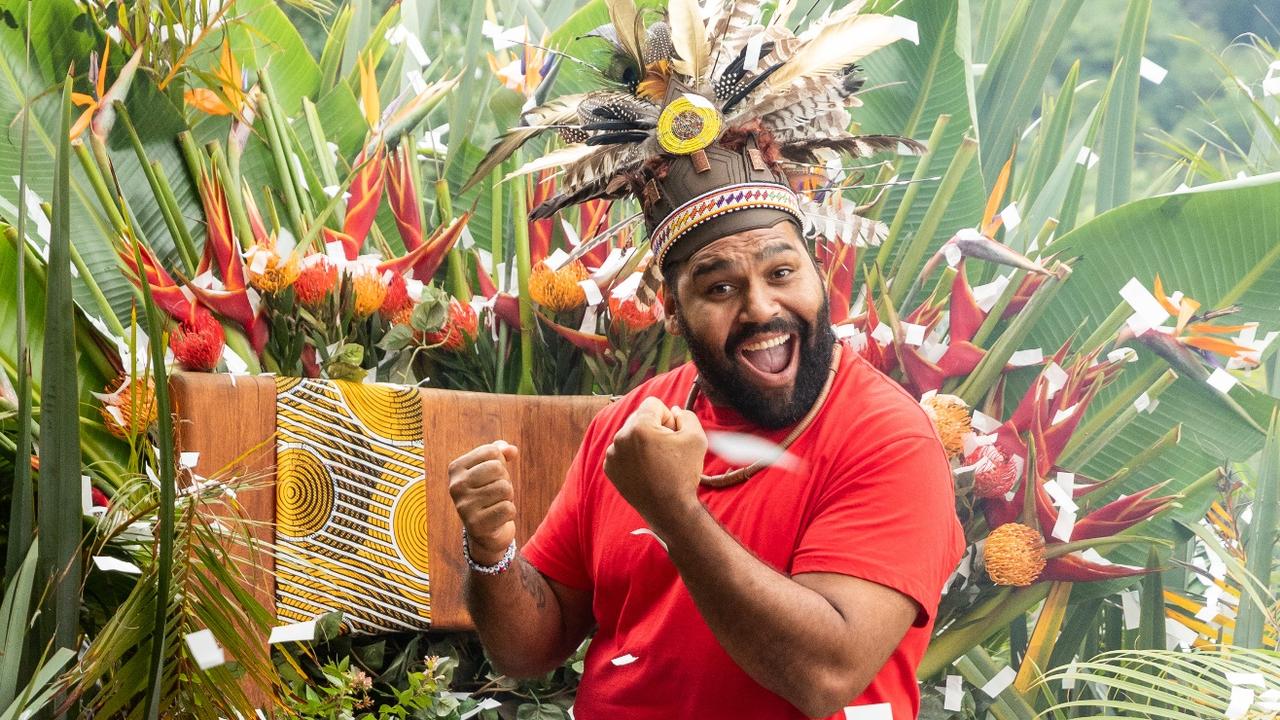 Former NRL great Sam Thaiday has won I'm A Celeb.