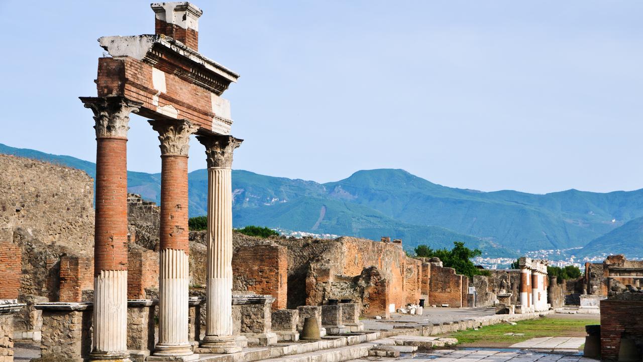 After being buried by volcanic ash from the eruption of Mount Vesuvius in 79AD, Pompeii gives a glimpse into Roman life almost 2000 years ago.