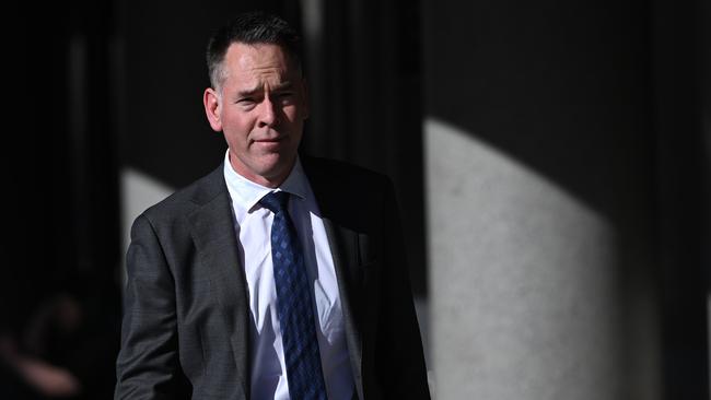 Chief of Staff at Nine News, Jeremy Pudney, arriving at Federal Court. Picture: NCA NewsWire: Naomi Jellicoe