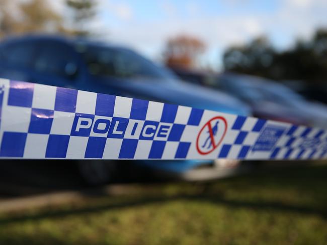 MELBOURNE, AUSTRALIA- NewsWire Photos June 25 2022,  Generic View of Police line tape at a crime scene.Picture: NCA NewsWire /Brendan Beckett