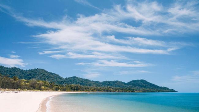 Dunk Island off the coast of Mission Beach, which has been ranked as the fifth most beautiful village in the world. Picture: Tourism Tropical North Queensland.