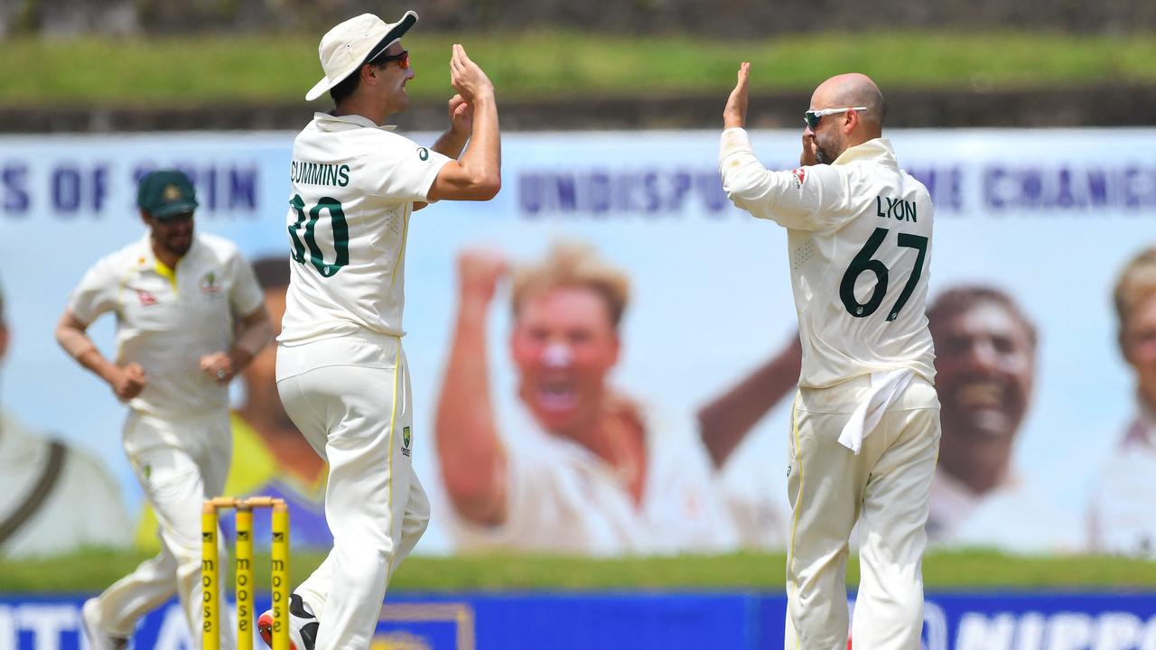 The Galle pitch was the toughest pitch three-time Sri Lankan tourist Nathan Lyon has seen. Picture: AFP