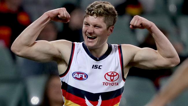 Harry Schoenberg is a rising star at the Crows. Picture: Getty Images