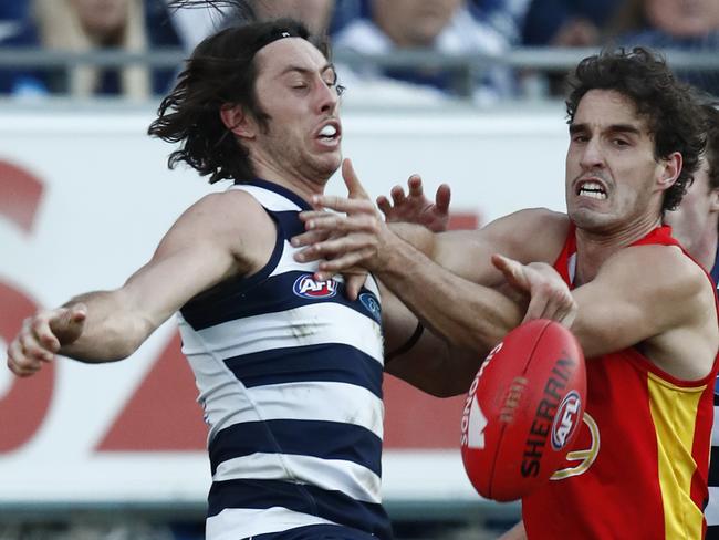 Versatile Jack Henry has been a revelation for the Cats. Picture: AFL Photos/Getty Images