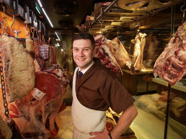 Micky Peacock studied to become a butcher straight out of high school. Picture: Liam Driver