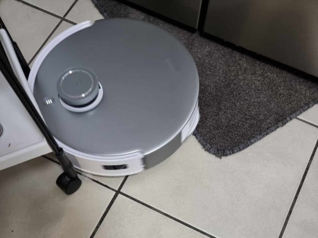 The Ecovacs DEEBOT T20 Omni has a Fast and the Furious approach to cleaning floors. Picture: news.com.au/Tahnee-Jae Lopez-Vito.