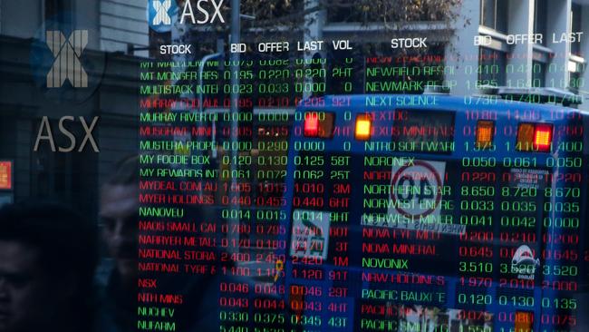 It was a flat day of trading on the Australian markets. Picture NCA NewsWire/ Gaye Gerard