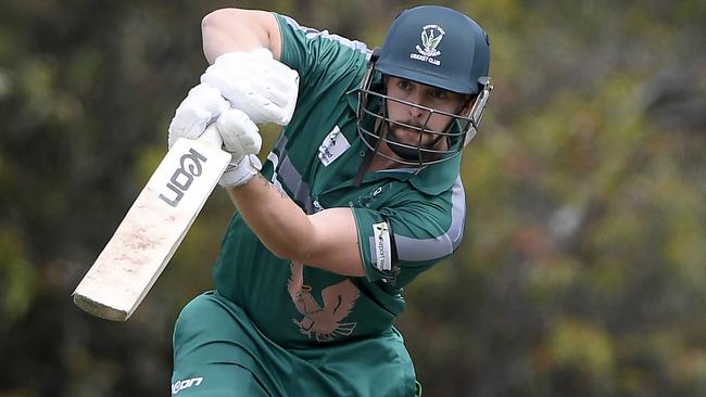 Daniel Salpietro in action for Airport West St Christopher's. Picture: Andy Brownbill