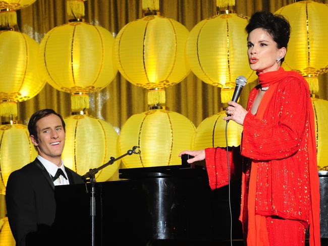 Peter Allen: Not The Boy Next Door stars Joel Jackson as Peter Allen and Sigrid Thornton as Judy Garland. Picture: Tony Mott