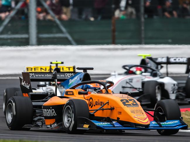 Alex Peroni racing at Silverstone as part of the British Grand Prix in July. Picture: Diederik van der Laan / Dutch Photo Agency