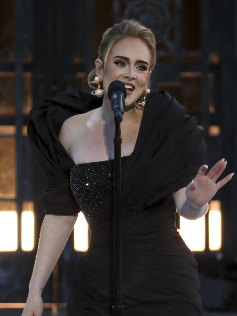 Adele during her One Night Only special. Picture: Cliff Lipson/CBS via Getty Images