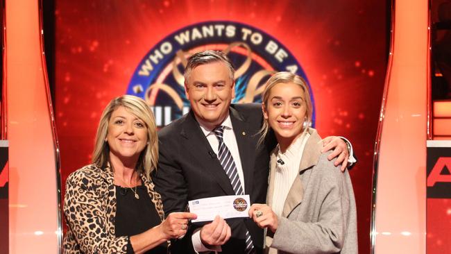 Queenslanders have the chance to win at least $1 million. Ivanhoe mother Maria Papoulias won $100,000 on Millionaire Hot Seat in May. Photo: Supplied.
