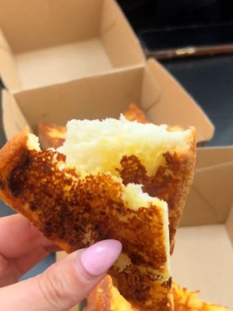 Some are happy with the imitation, describing it as ‘cheesy, buttery and soft’. Picture: TikTok/@rose.khater