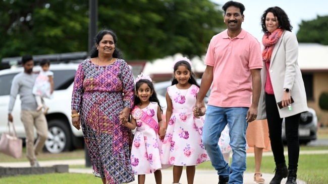 Mr Tehan said the situation with the Biloela family, who were given bridging visas by the Albanese government, was "difficult". Picture: Dan Peled/Getty Images