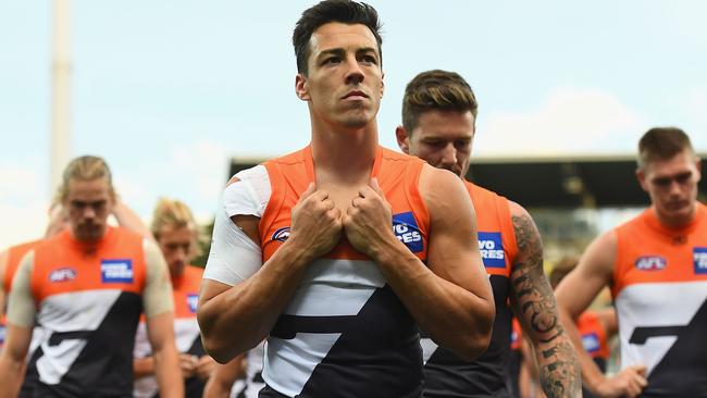 Has Dylan Shiel played his last game for the Giants? Picture: Getty Images