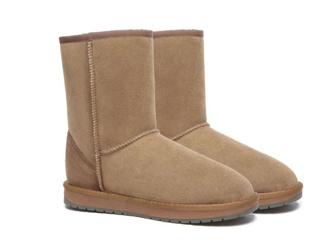 AUSTRALIAN SHEPHERD UGG Boots Double Face Sheepskin Wool Short Classic. Picture: Ugg Express