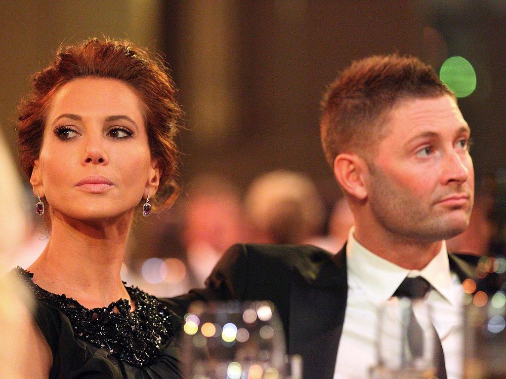 Kyly and Michael at the 2012 Allan Border Medal Awards. (Photo by Scott Barbour/Getty Images)