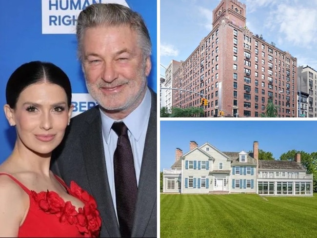 Inside Alec Baldwin’s multi-million dollar homes. Picture: Mike Coppola/Getty Images; Realtor