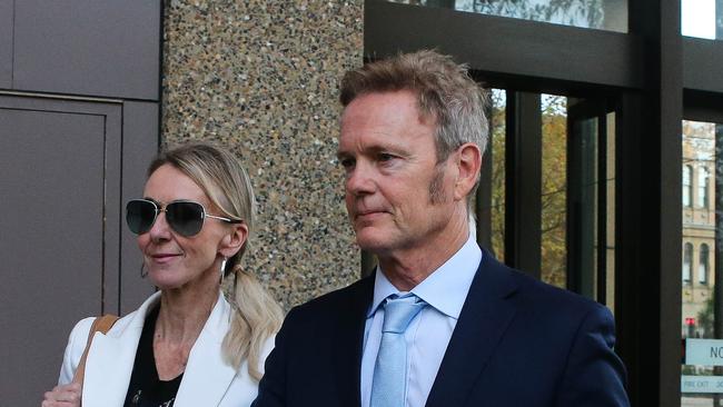 Craig McLachlan with his partner Vanessa Scammell. Picture: Gaye Gerard