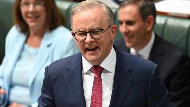 There is a reason Labor governments often make our borders weaker, and a clue is that Anthony Albanese was so clueless on Friday. Picture: Martin Ollman