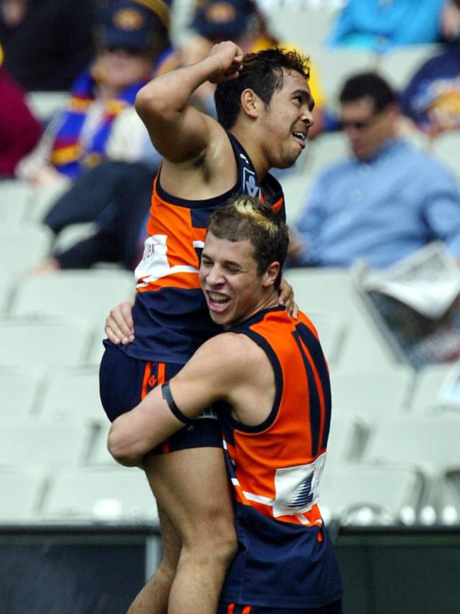 Eddie Betts came to Melbourne to play with Calder Cannons in the TAC Cup.