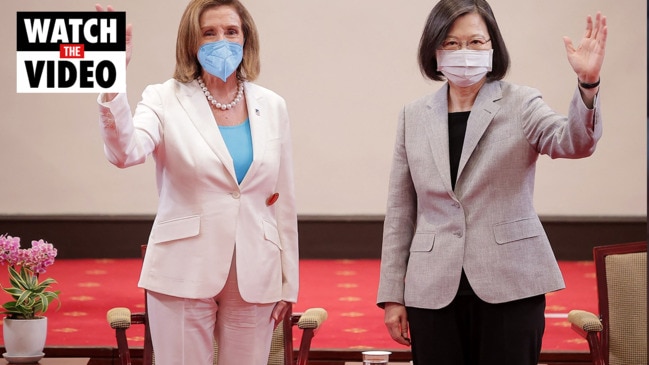 Nancy Pelosi meets Taiwan president, vows "ironclad" commitment