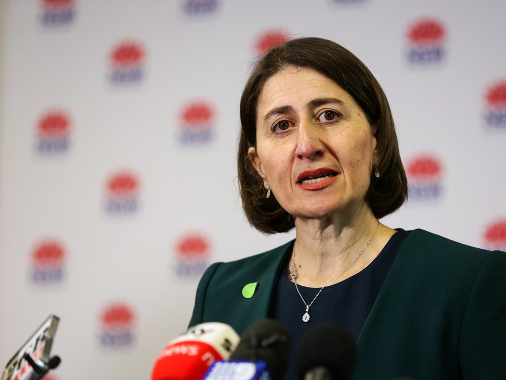 Group bookings at pubs will be reduced from 20 people to 10 and large venues will be capped at 300 patrons under new COVID-19 restrictions reintroduced across NSW, Premier Gladys Berejiklian confirmed on Tuesday. Picture: NCA Newswire/ Gaye Gerard