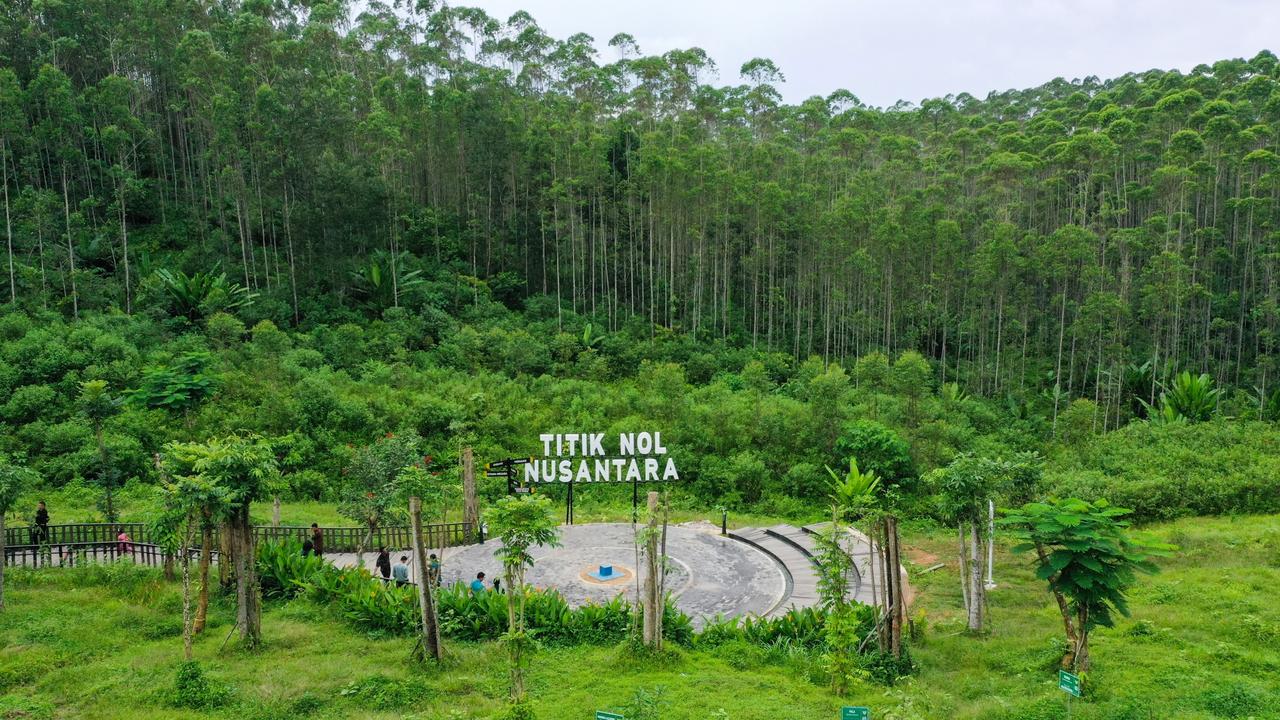 The site of the future capital city for Indonesia pictured here in August 2022. Picture: Adek Berry / AFP