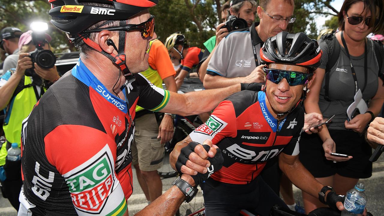 Simon Gerrans (left) will be by Richie Porte’s side once again. Picture: Getty Images