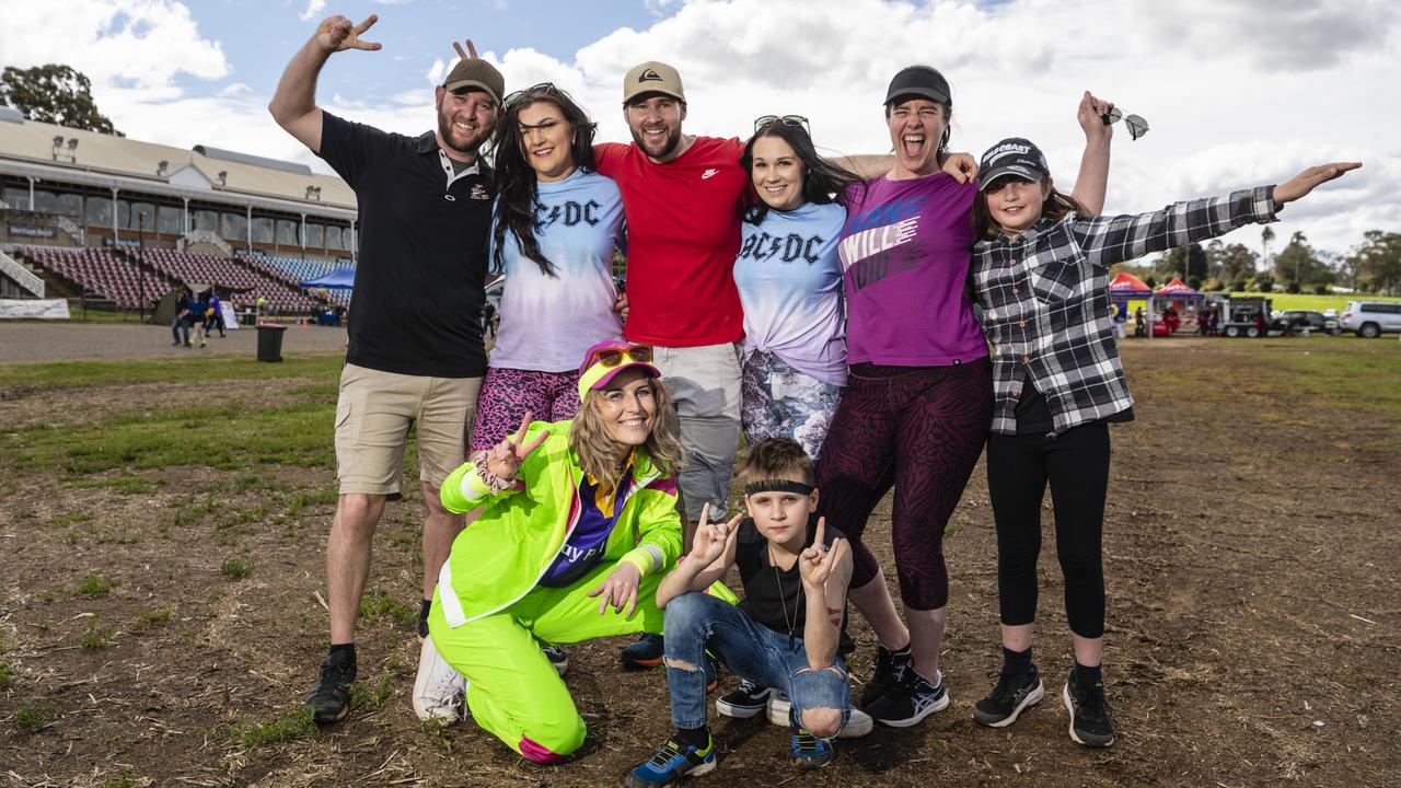 Members of the Tumorators at Relay for Life at Toowoomba Showgrounds, Saturday, September 10, 2022. Picture: Kevin Farmer