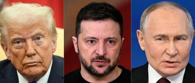 US President Donald Trump said his Ukrainian counterpart Volodymyr Zelensky wanted ‘peace’, after the US president spoke to Russia's Vladimir Putin about talks to end the Ukraine war. Picture montage: AFP