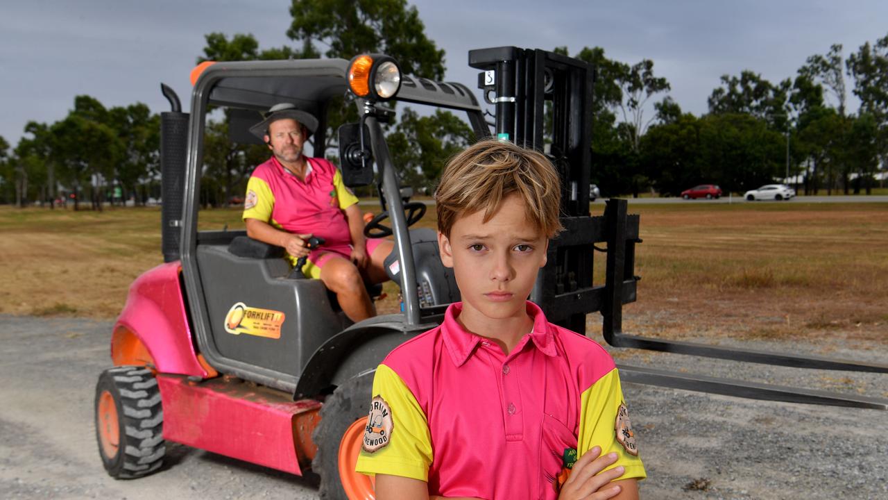 Brent Stevenson Says Townsville Barra Fun Park Investigated For Forklift Race The Courier Mail