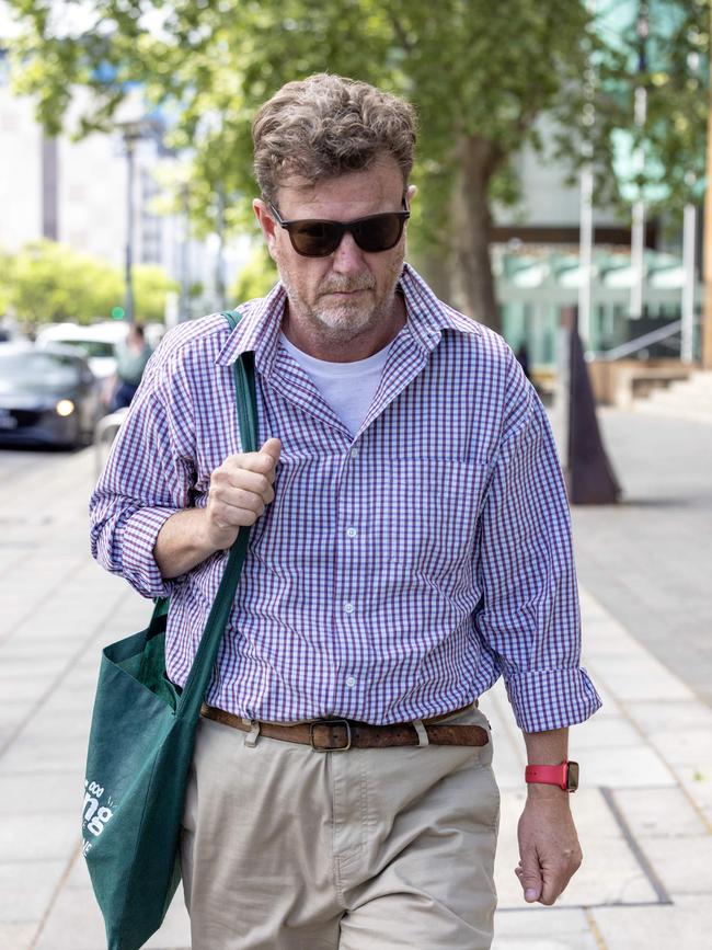 Primary schoolteacher Clayton Page pleaded guilty to one count of communicating to make a child amenable to sexual activity. Picture: NCA NewsWIRE / Emma Brasier