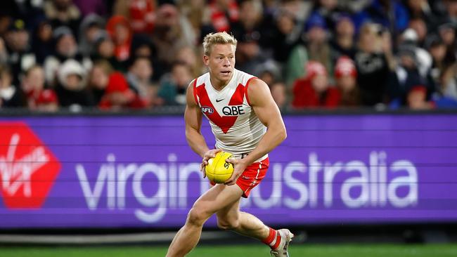 Star Swan Isaac Heeney has had a sluggish start to the season. Picture: Getty