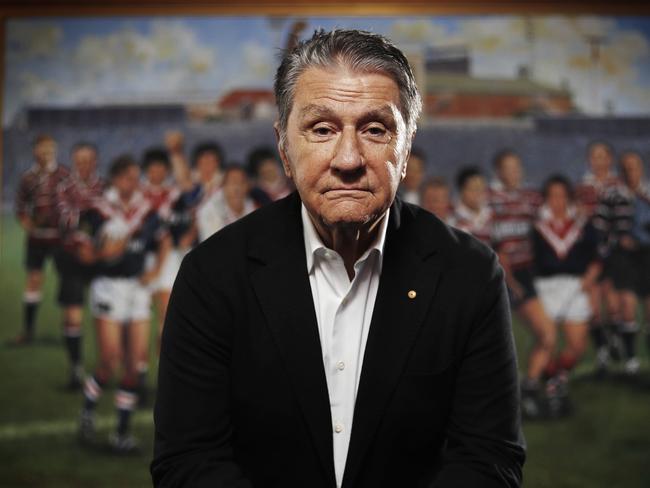 19/10/21 - WEEKEND TELEGRAPHS SPECIAL. MUST TALK WITH PIC ED JEFF DARMANIN BEFORE PUBLISHING.*** STRICT EMBARGO WARNING *** MUST TALK TO JEFF DARMANIN BEFORE PUBLISHING ***Sydney Roosters Chairman Nick Politis pictured at Roosters HQ this morning. Picture: Sam Ruttyn