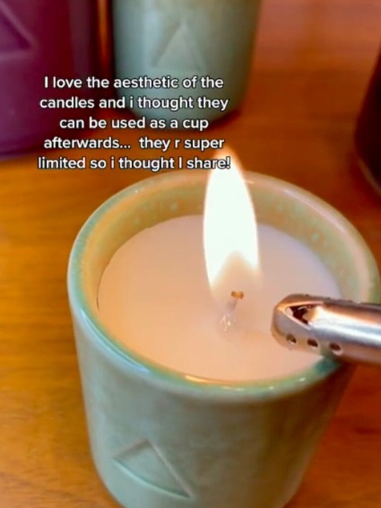 The candles are in limited stock at IKEAs across Australia. Picture: TikTok