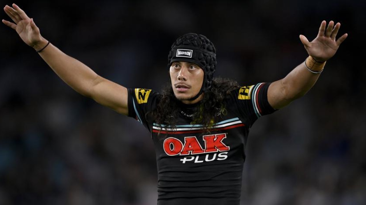 Jarome Luai has yet to make a decision on where he'll play his football once his current contract expires at the end of next season. Credit: NRL Images.