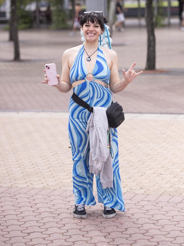 Festival-goers at the Knockout Festival at Sydney Olympic Park. Picture: NewsWire / Jeremy Piper