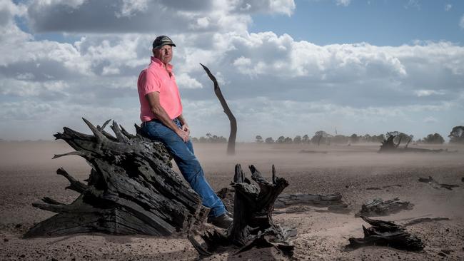 Farmer Dan Boland says it’s the worst he’s seen in his 69 years on his family farm, a merino stud.